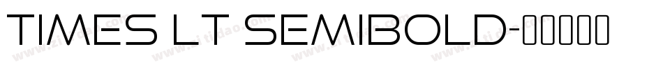 Times LT Semibold字体转换